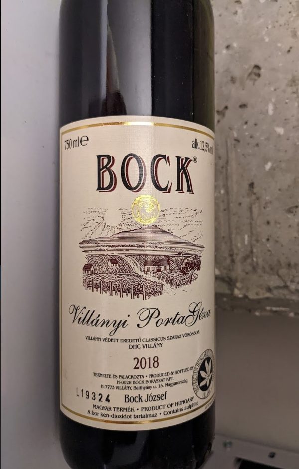 Bock PortoGéza 2018 Vörösbor