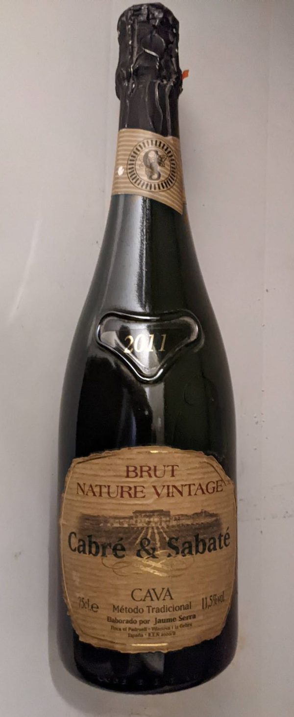 Brut Nature Vintage Cabré & Sabaté 2011 Pezsgő