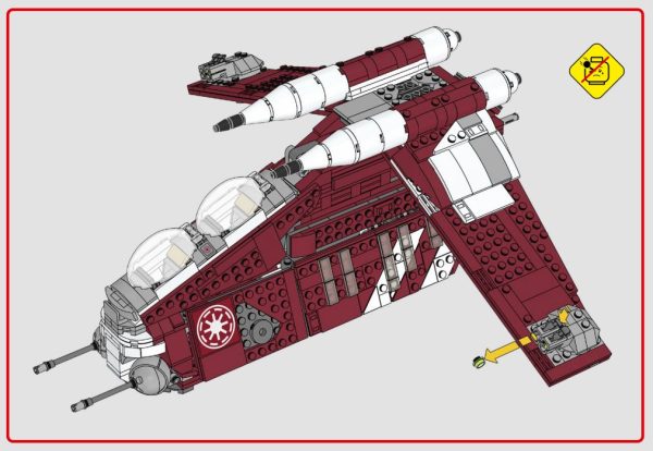 Coruscant őrző hadihajó (75354) - Image 2