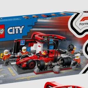 F1-es boxutca és személyzet, Ferrari autóval (60443)