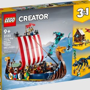 Viking hajó és a mindgard kígyó (31132)