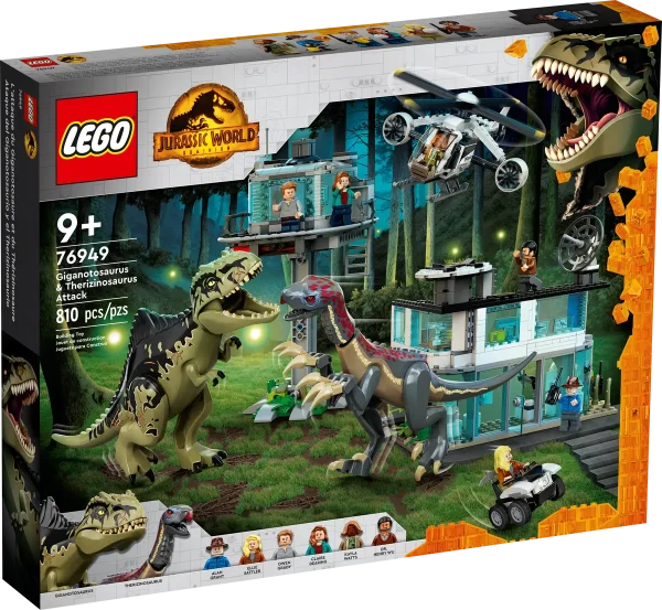 Giganotosaurus és therizinosaurus támadás (76949)